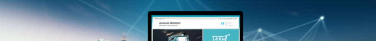 Una vivace homepage di e-commerce che prospera all'interno di un ecosistema digitale, simboleggiando una presenza online ottimale e le prestazioni SEO.