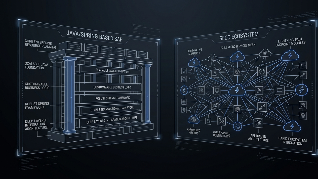 SAP Hybris vs Salesforce Commerce Cloud for B2B